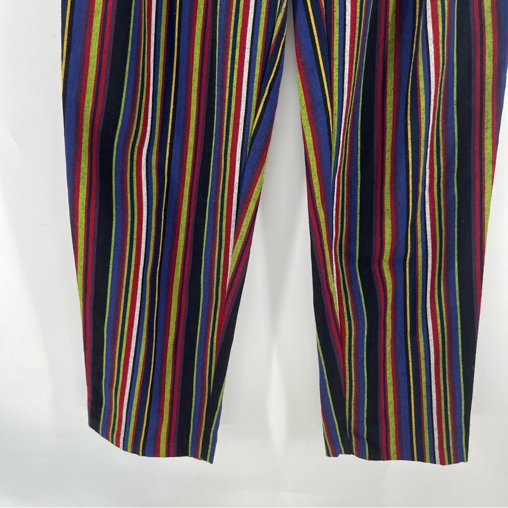 Vintage ESPRIT Striped High Waist Tapered Pant - Picture 11 of 12